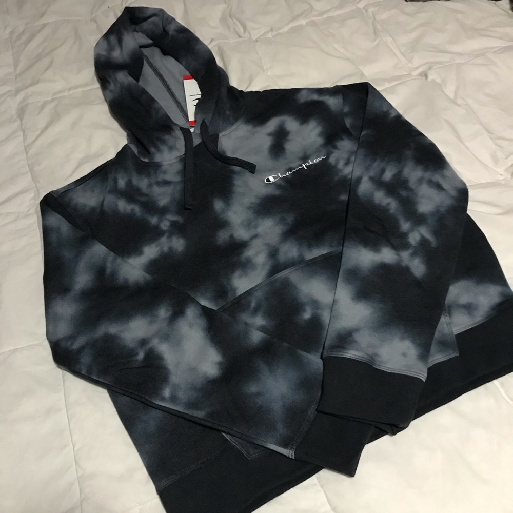 Champion tie die hoodie